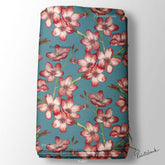 Floral Wholesale Digital Printed Fabric for Dress & Cloth